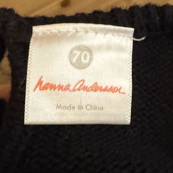 Hanna Andersson Size 70/6-12 Months Embroidered Floral Ruffle Skirt Dress - Picture 11 of 13